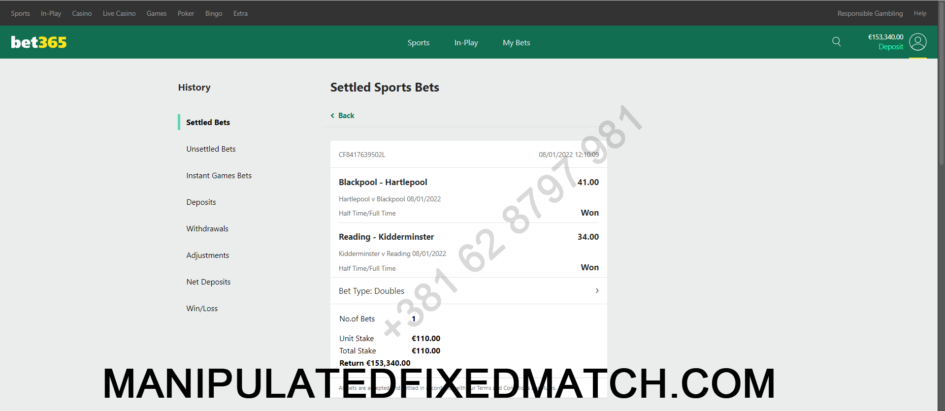best betting fixed matches