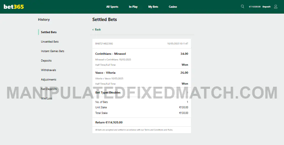 fixed matches 100% sure