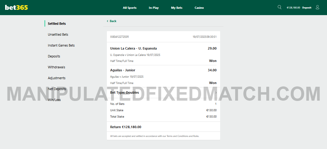 Fixed Matches 100% Sure