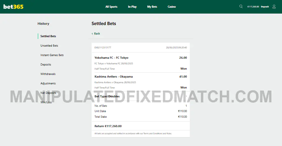 Fixed Matches 100% Sure